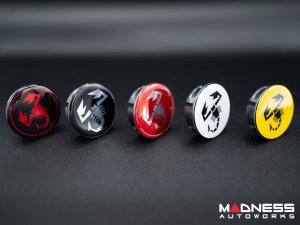 FIAT 500 ABARTH Tributo Ferrari Alloy Wheel Set - Black Finish